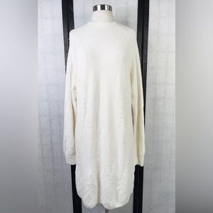 Abercrombie & Fitch White Knit Sweater